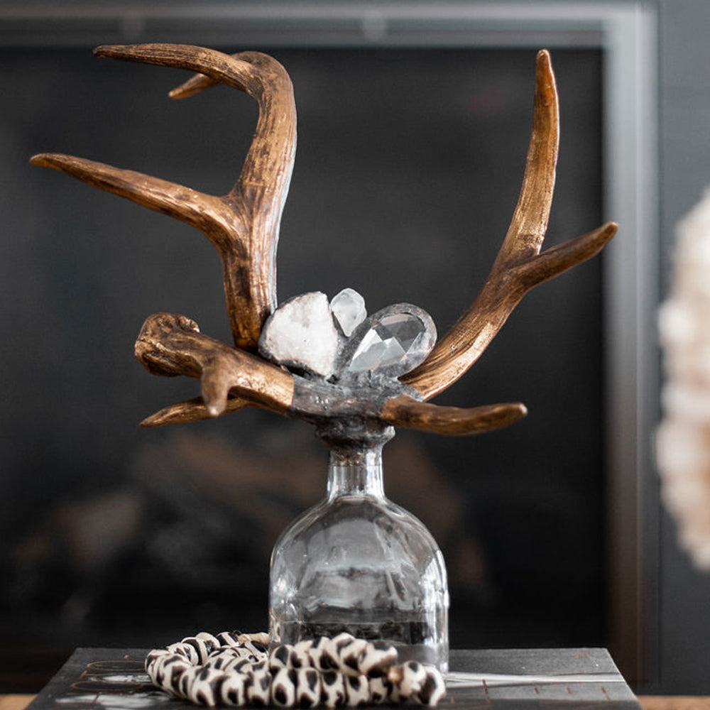 Criss Cross Antler Bottle