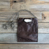 Coco Dark Chocolate Leather - Stone - SOLD OUT