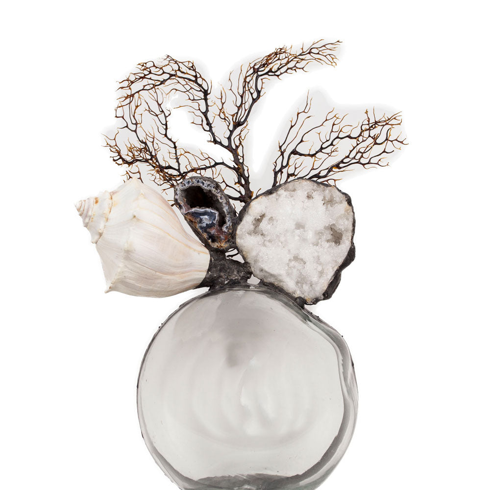 Shell Geode Seafan Float (Medium)