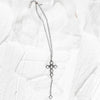 Brio Cross Crystal Necklace - Round Cross