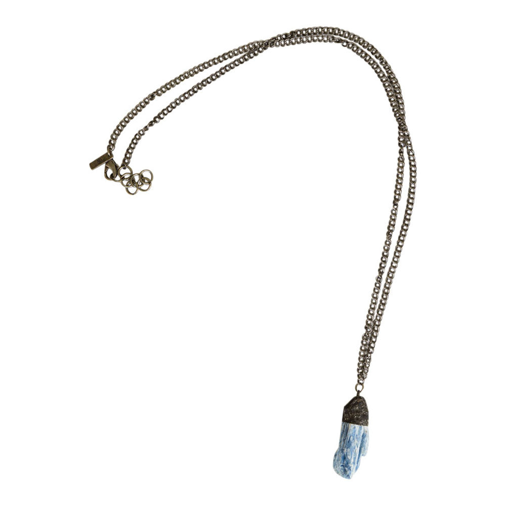 Kyanite Pendant Necklace - Long