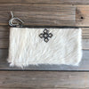 Zelle White Hide Wallet/Clutch - SOLD OUT